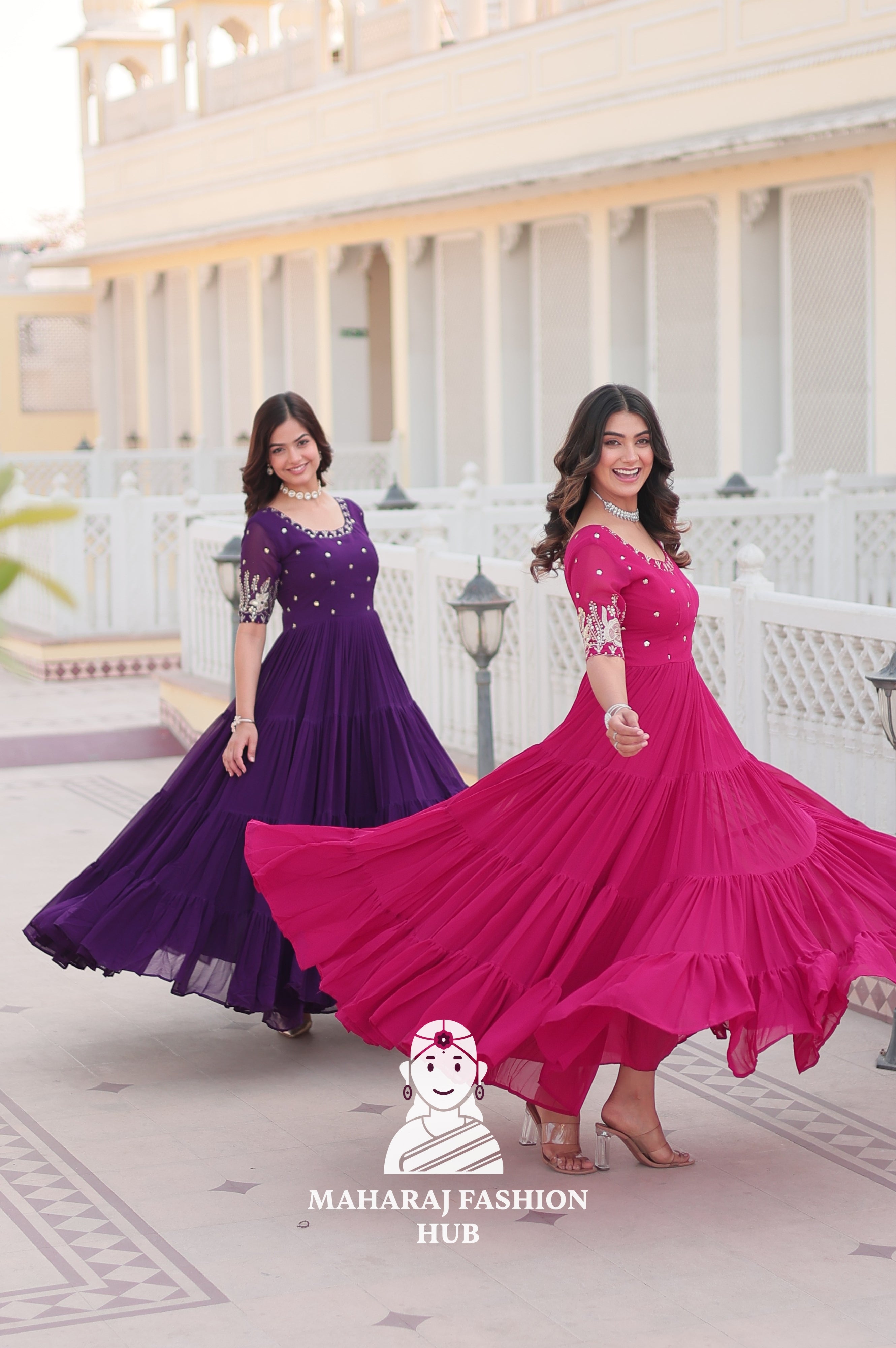 Premium Fabric Perfection Embroidery Zari Sequins-work