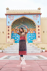 Stylish Printed Rayon Navratri Kurti with Kutchi Work Detailing 🎨💃