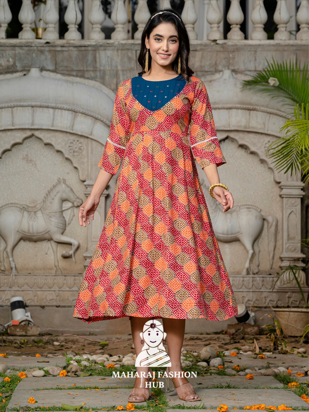 👗 Flawless Multi-Tone Rayon Kurta – Fully Stitched Elegance