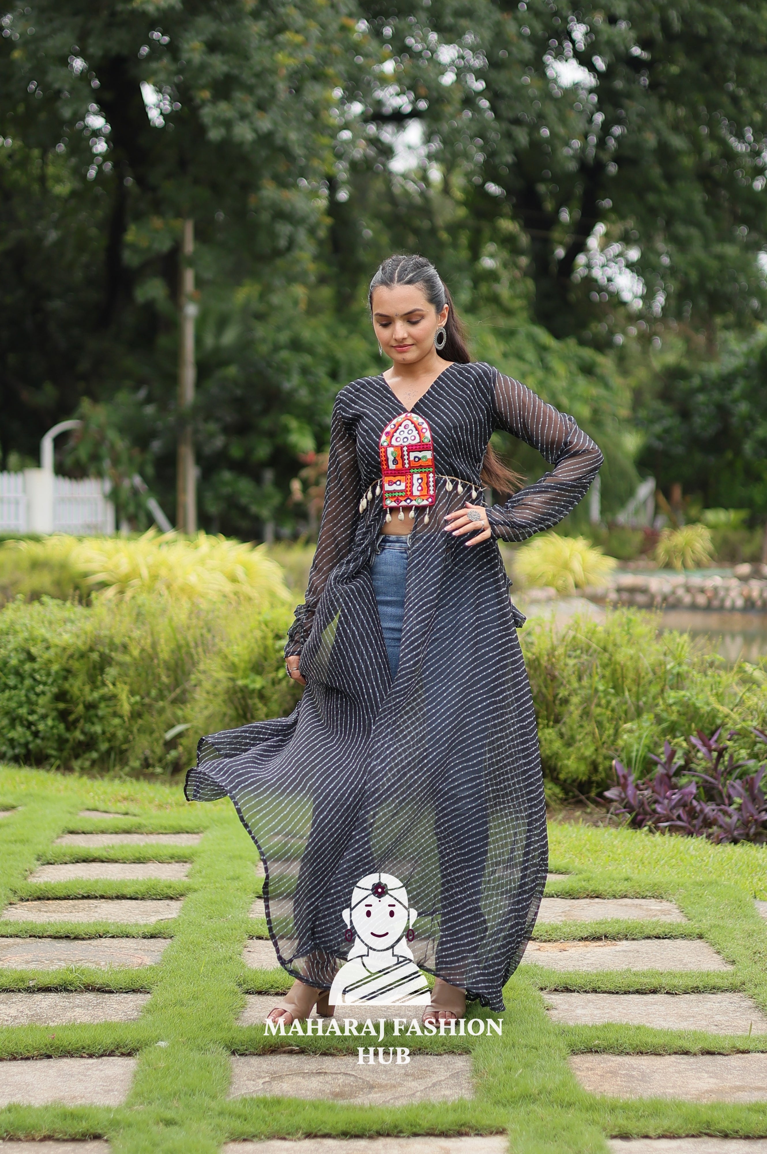 💃 Vibrance Draped in Tradition - Special Designer Gown