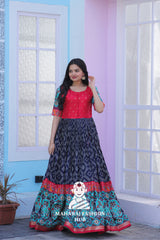 Patola Perfection – Dola Silk Gown Elegance