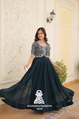 Premium Fabric Finish for Elegant Night - Special Designer Gown