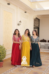 Designer Fabric Magic Perfectly Tailored Elegance - Combo Offer Gown