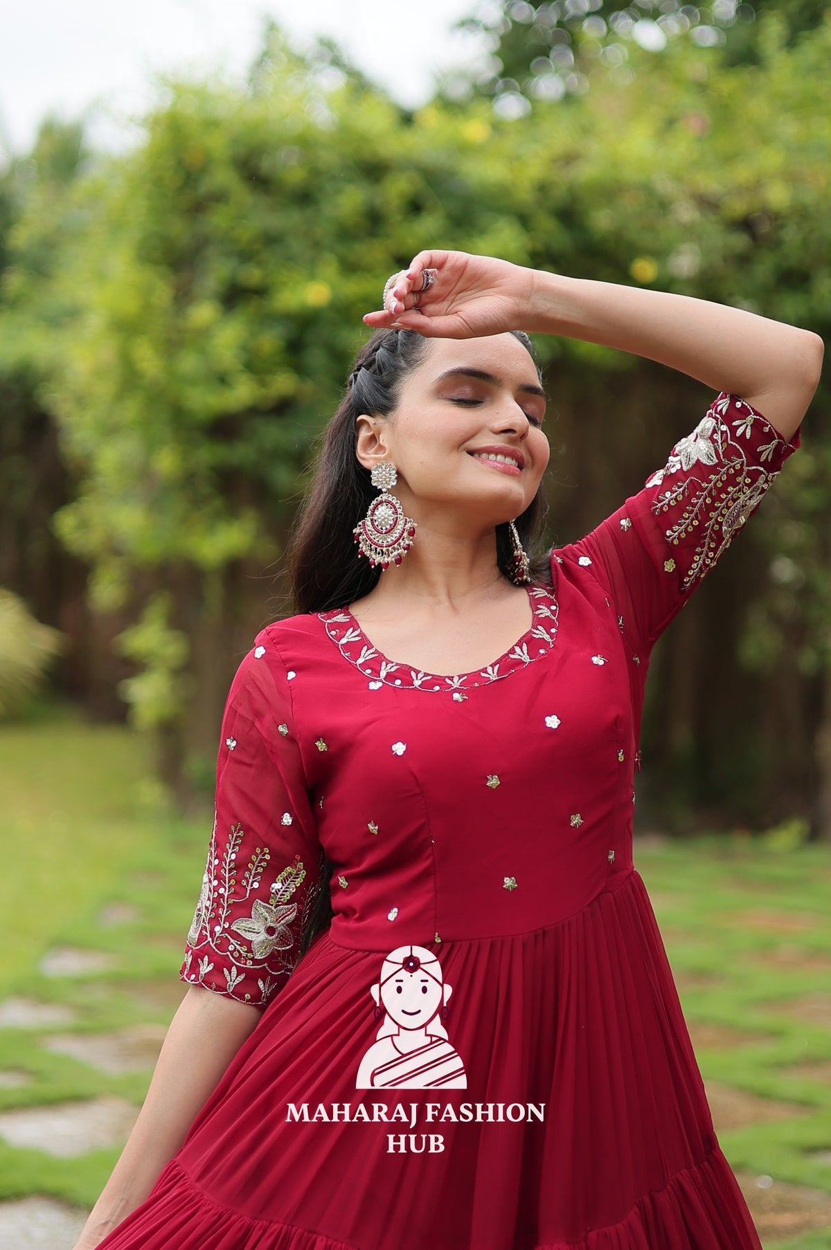 Embroidered Fabric Chic Statement Piece
