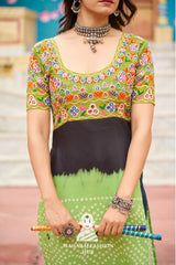 Elegant Printed Rayon Kutchi Gamthi Embroidery Navratri Kurti ✨👗