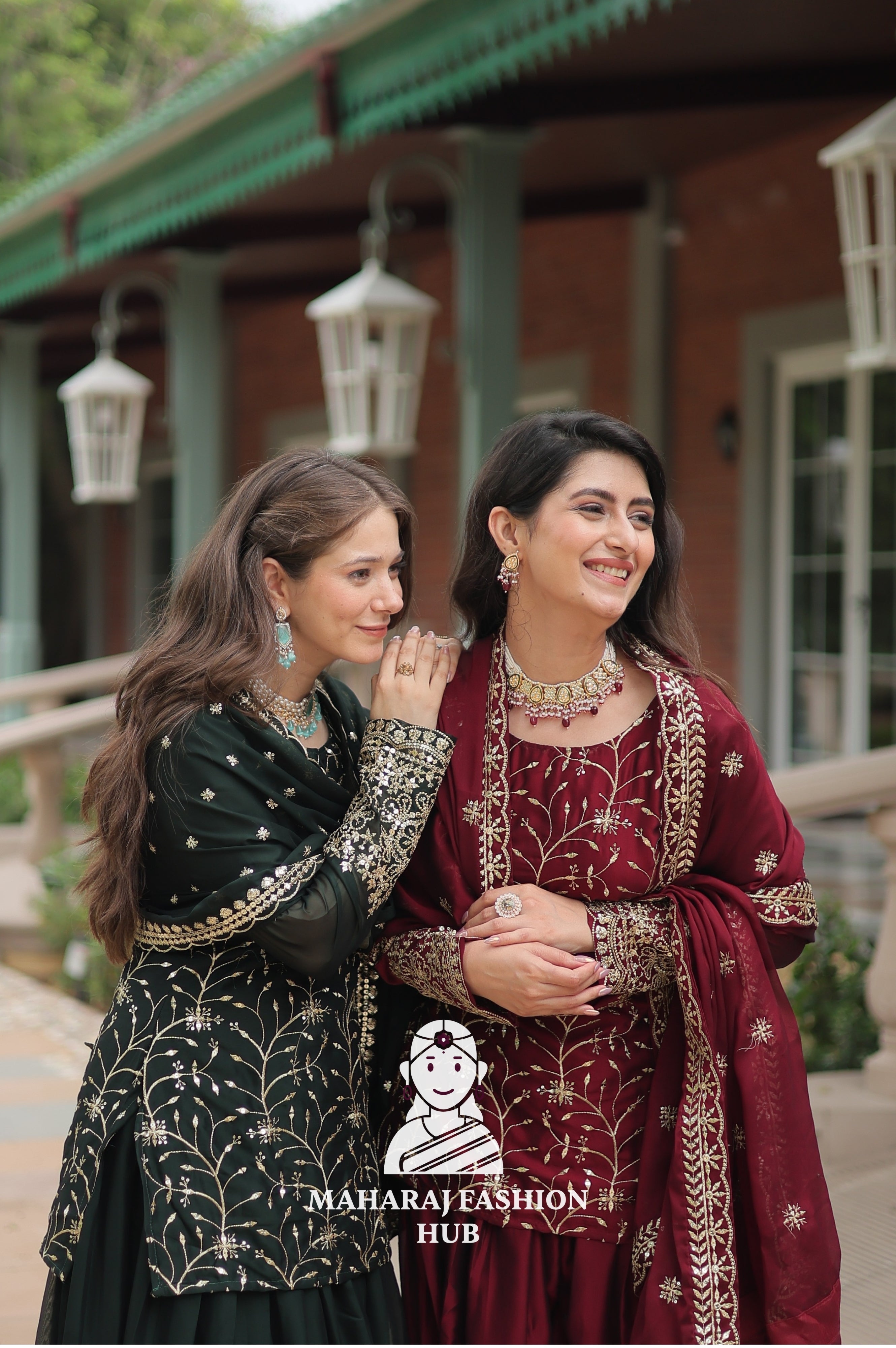 🧵 Threaded Beauty in Silk Finish - Combo Offer Gown