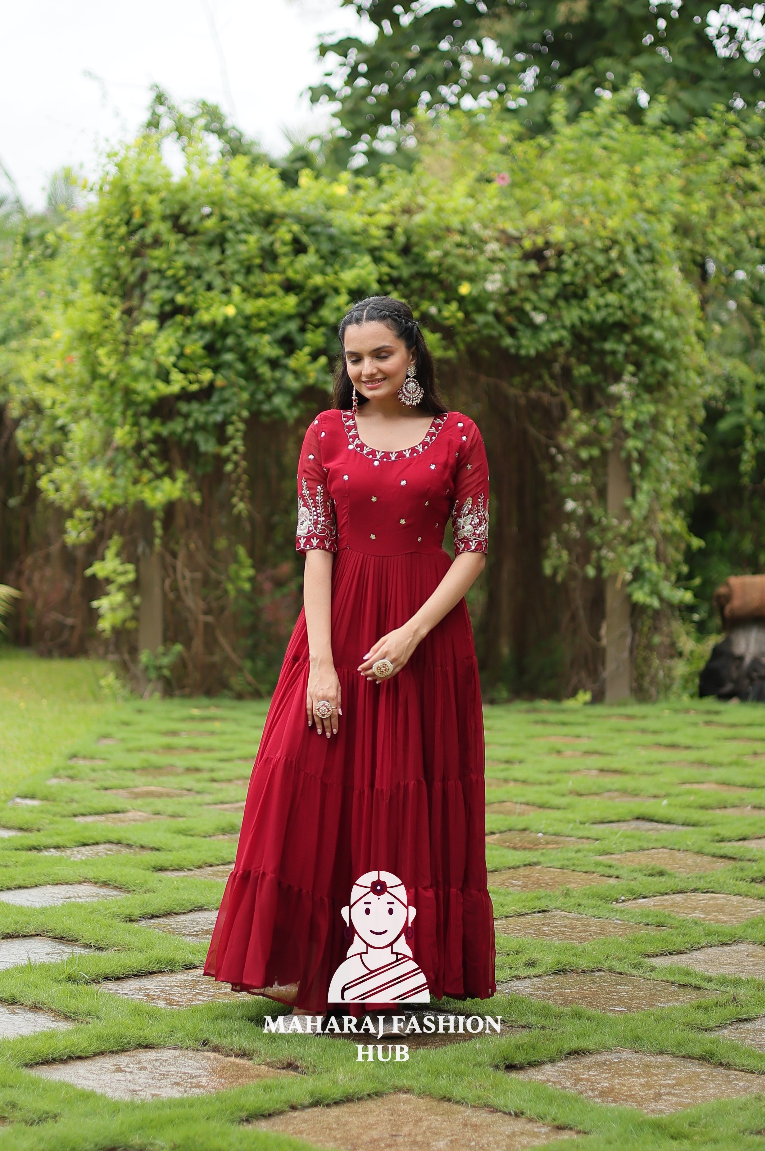 Embroidered Fabric Chic Statement Piece