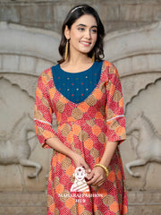 👗 Flawless Multi-Tone Rayon Kurta – Fully Stitched Elegance