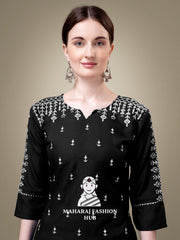 Maharaj Fashion Hub Women's Elegant Kurti Pant Dupatta Set
