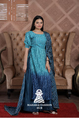 Maslin and Chinnon Kurti Plazo Set for Festive Wear