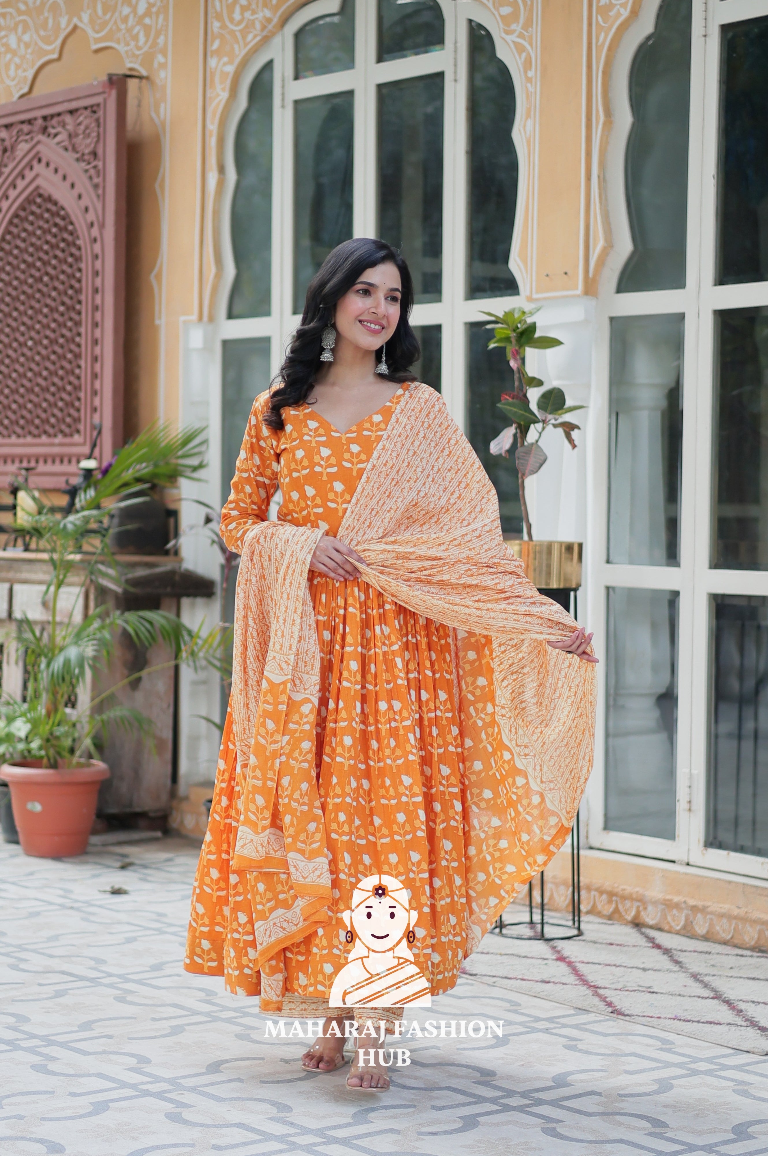 Pure Cotton Special Designer Gown