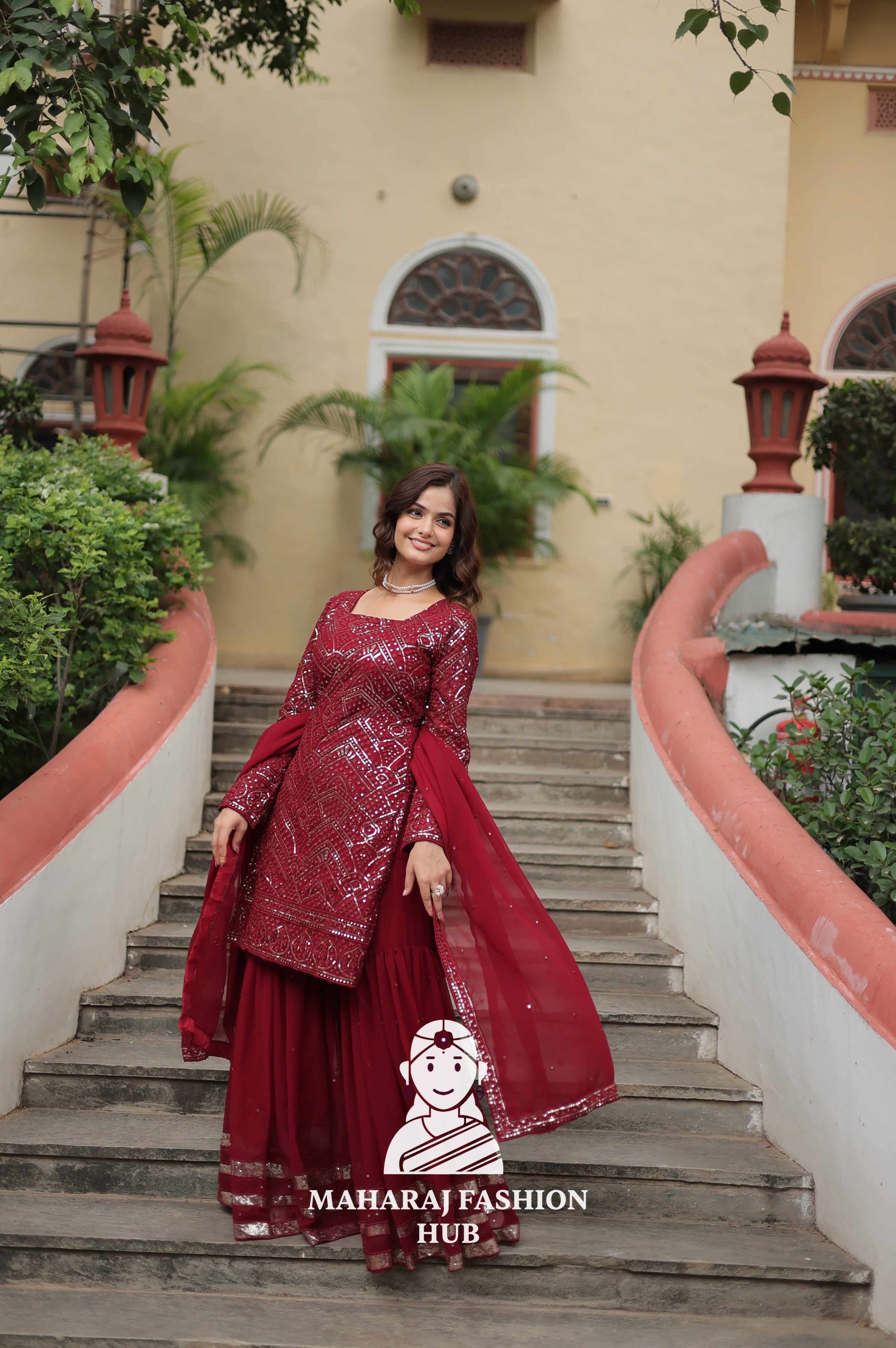 ✨ Sequins & Gota Patti Glam - Special Designer Gown