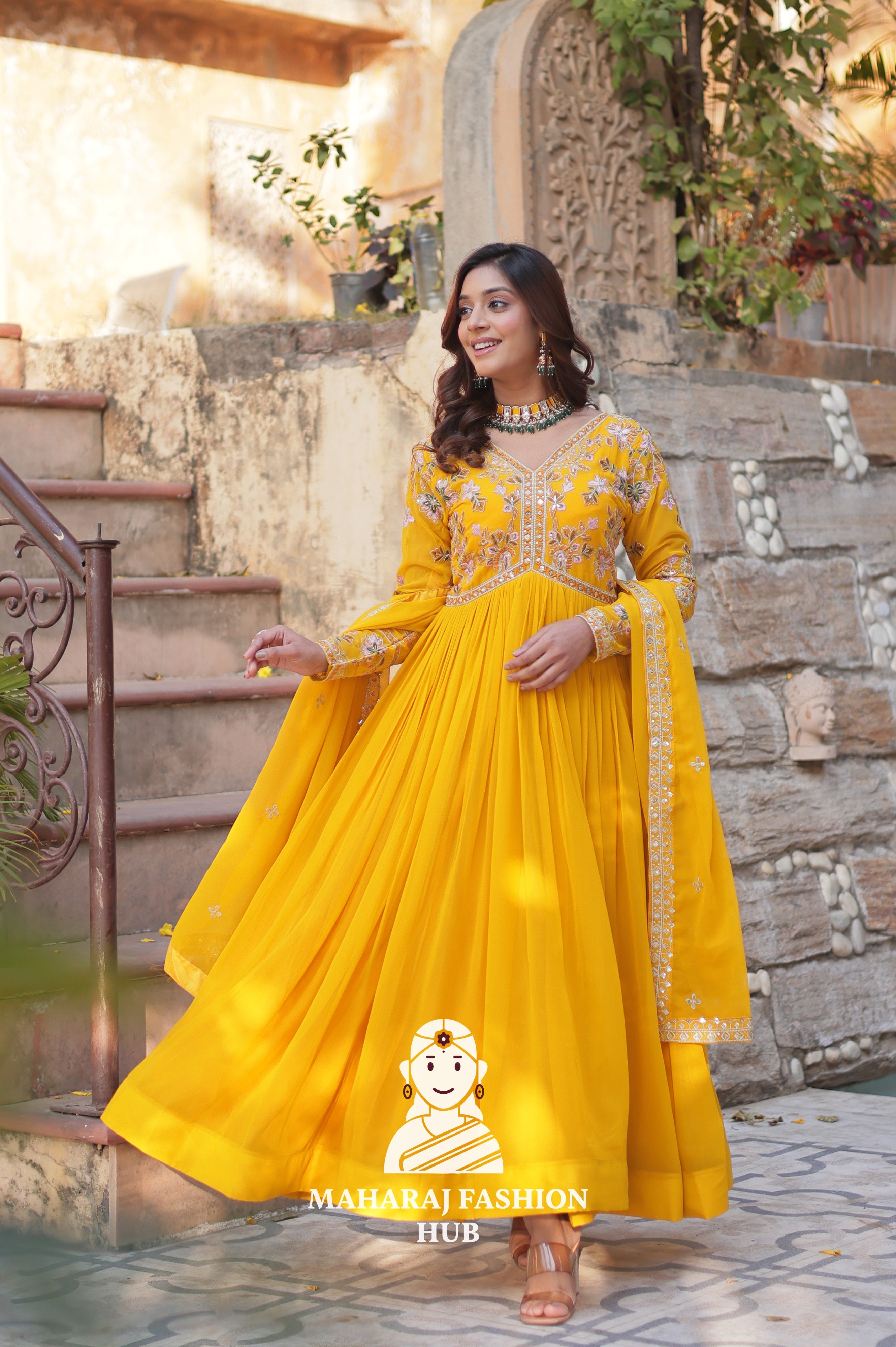 🪡 Cotton-Lined Faux Blooming Set with Sequin Detailing