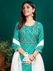 Maharaj Fashion Hub Anarkali Gown Set – Elegant Flared Gown with Bottom and Dupatta for Women’s Festive & Wedding Wear