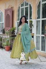 Soft Cotton Flair Special Designer Gown Style