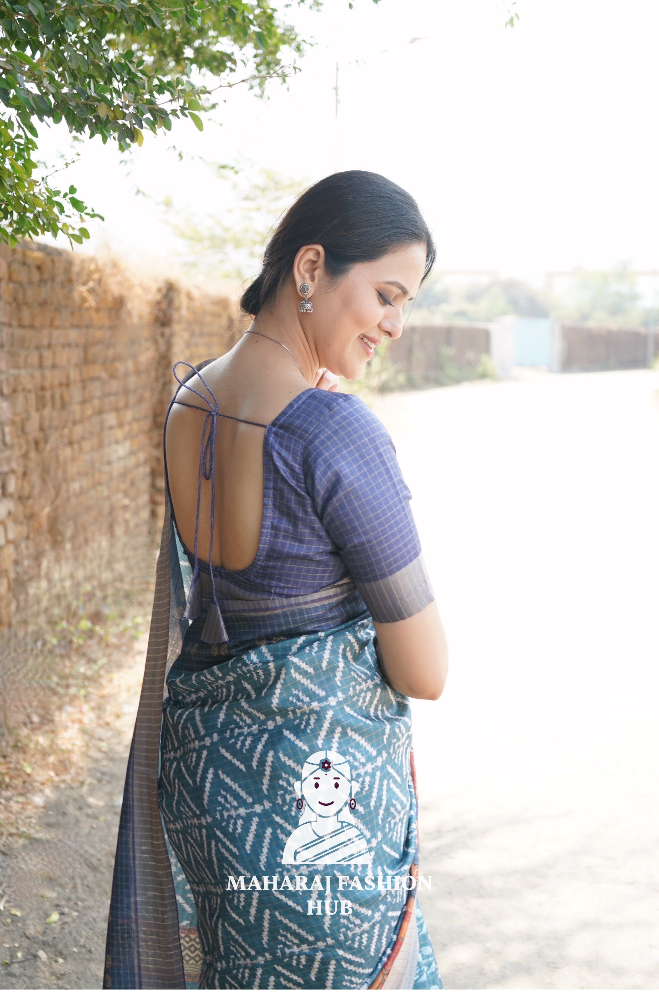 Golden Bloom - Regal Mysore Weaves