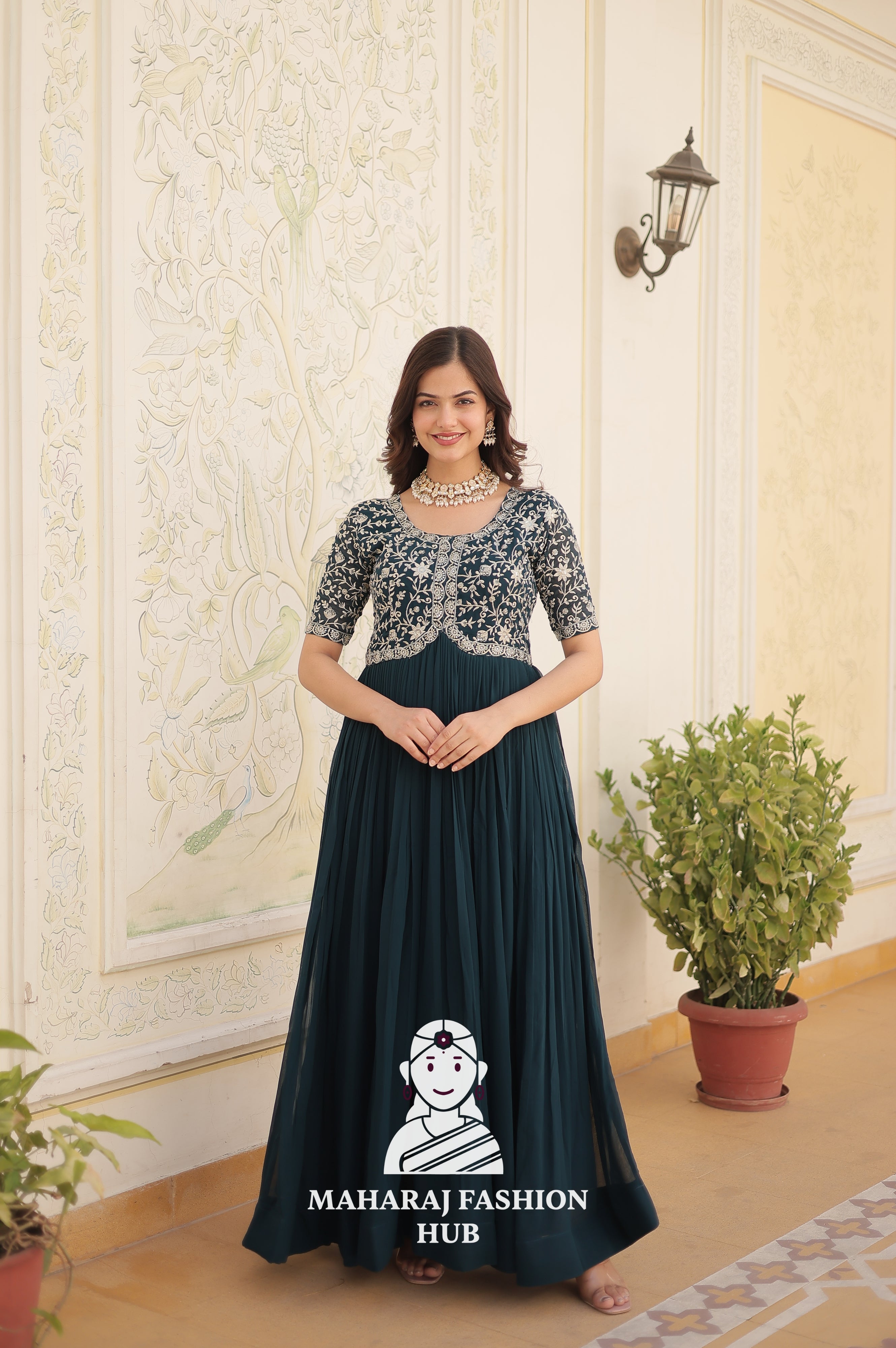 Premium Fabric Finish for Elegant Night - Special Designer Gown