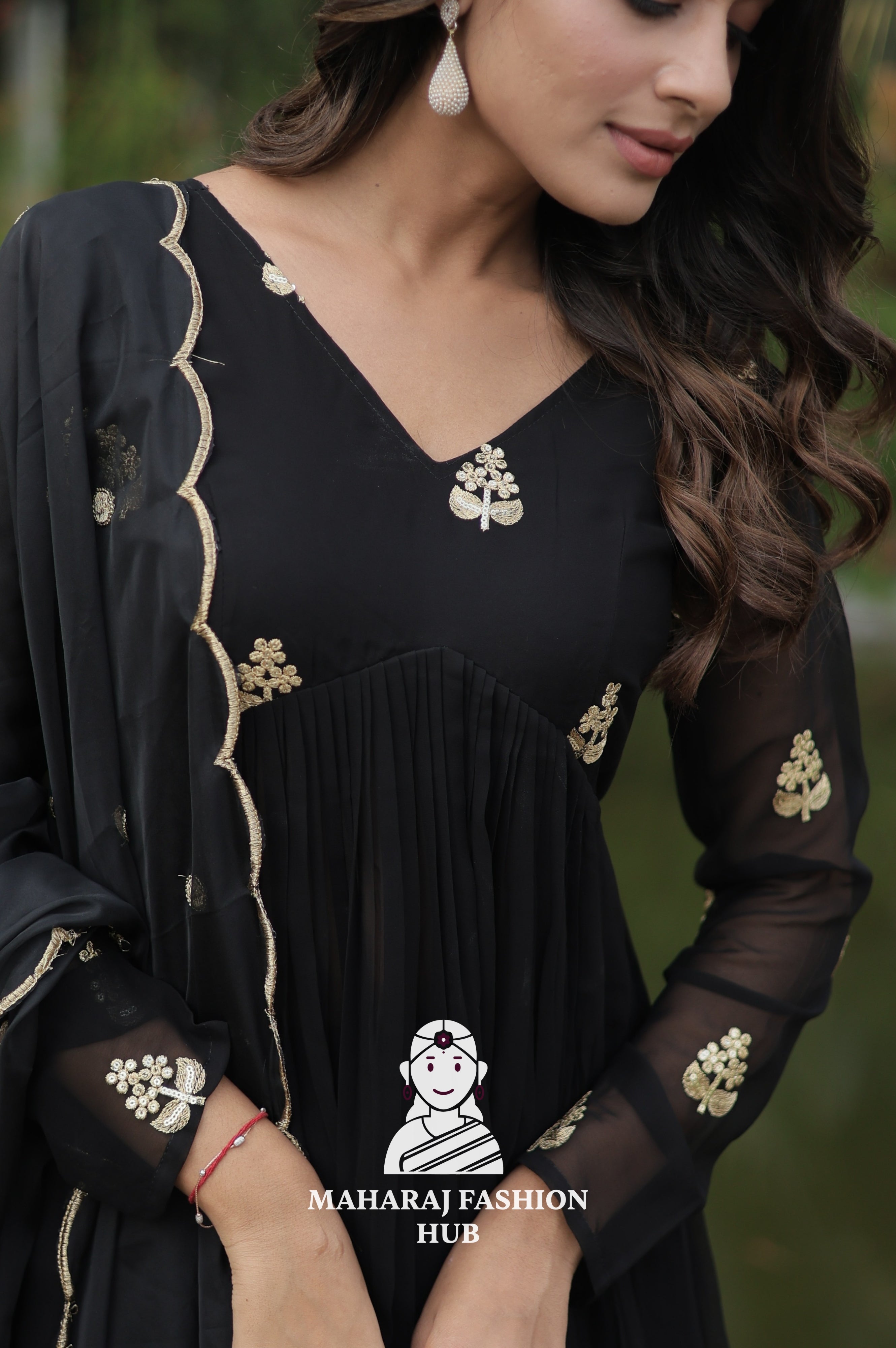 Bloom Like Royalty – Faux Blooming Designer Gown Set