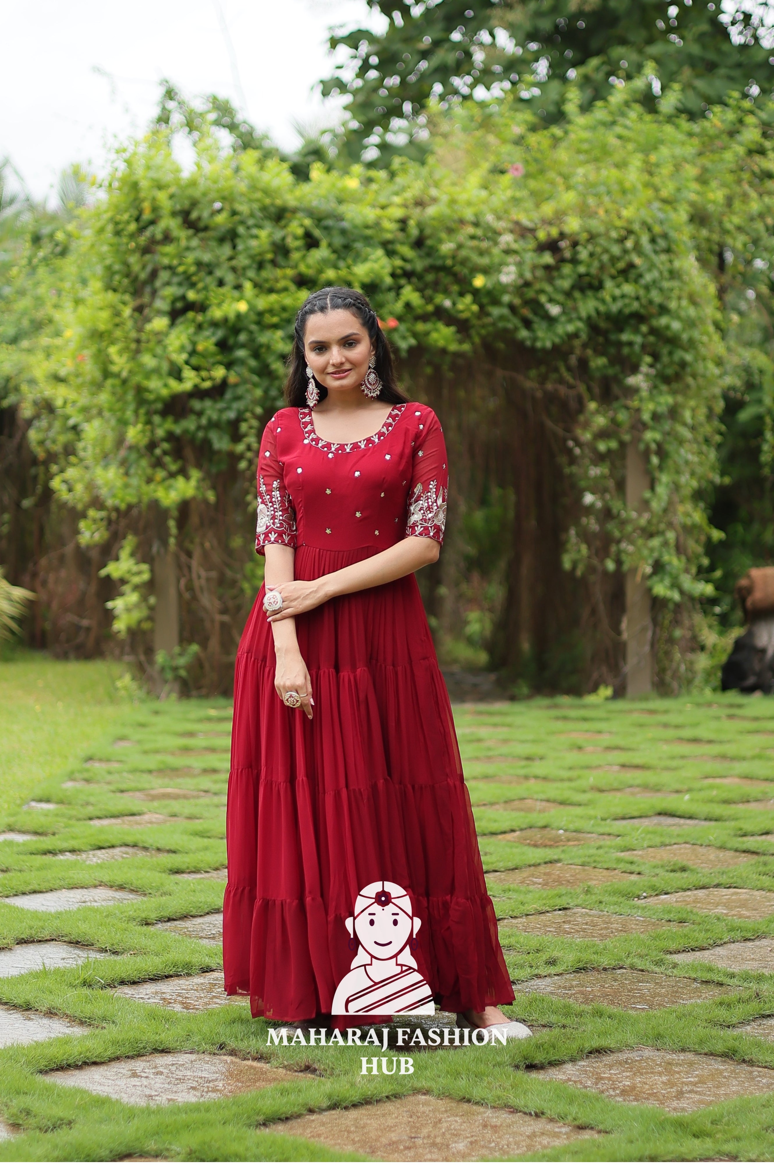 Embroidered Fabric Chic Statement Piece