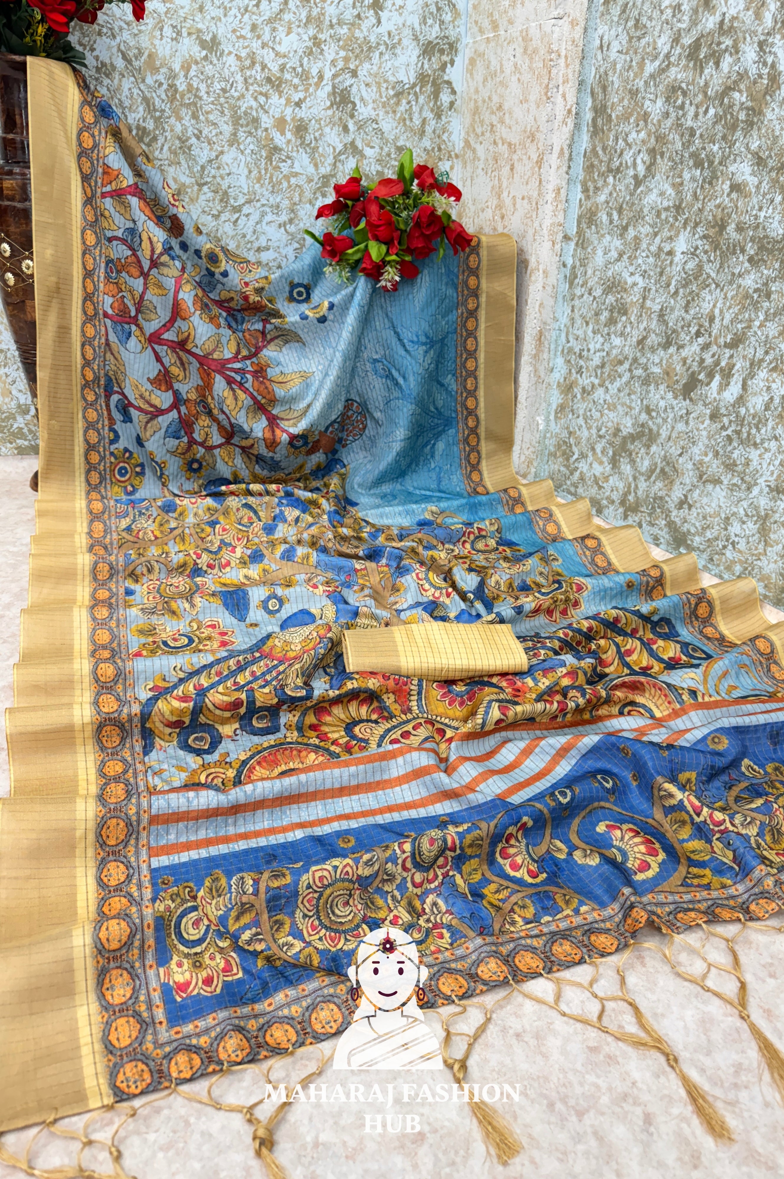 Golden Grace – Premium Mysore Silk Saree