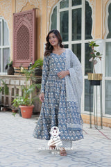 Pure Cotton Elegance in Every Thread - Special Designer Gown