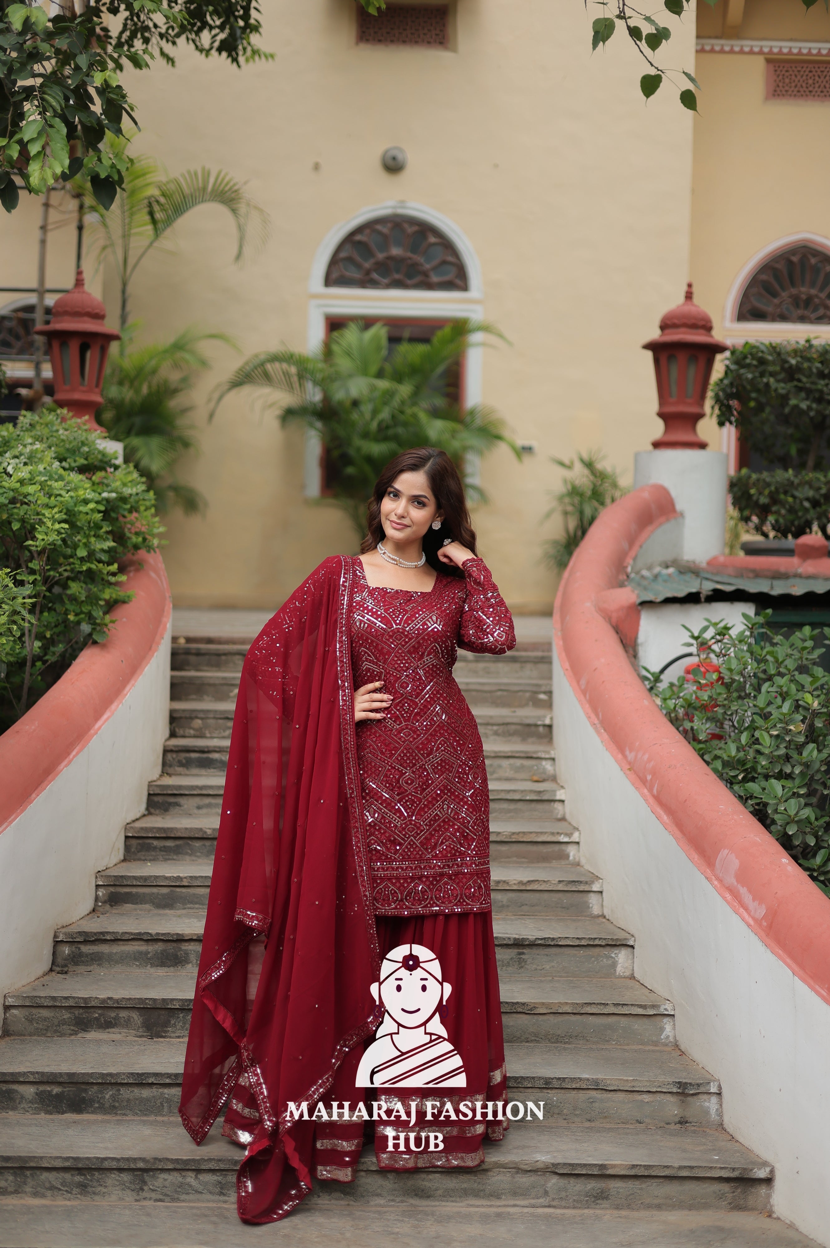 ✨ Sequins & Gota Patti Glam - Special Designer Gown