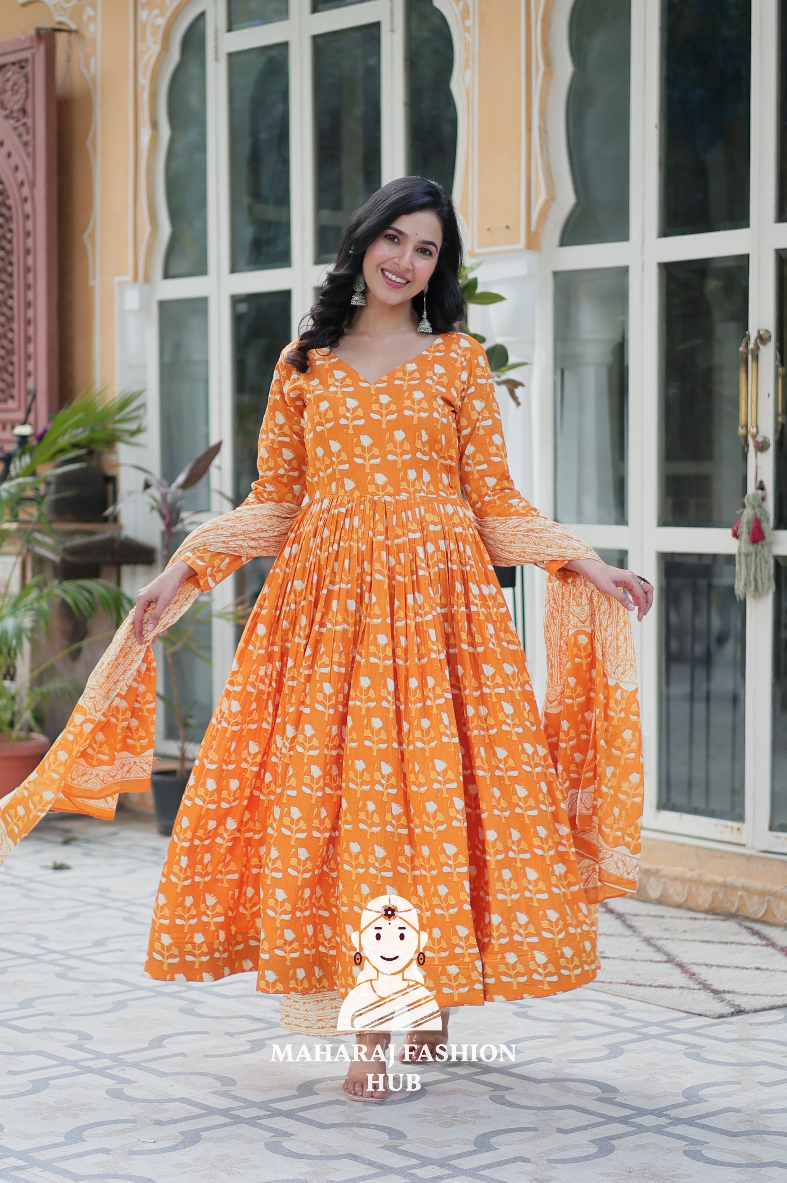 Pure Cotton Special Designer Gown