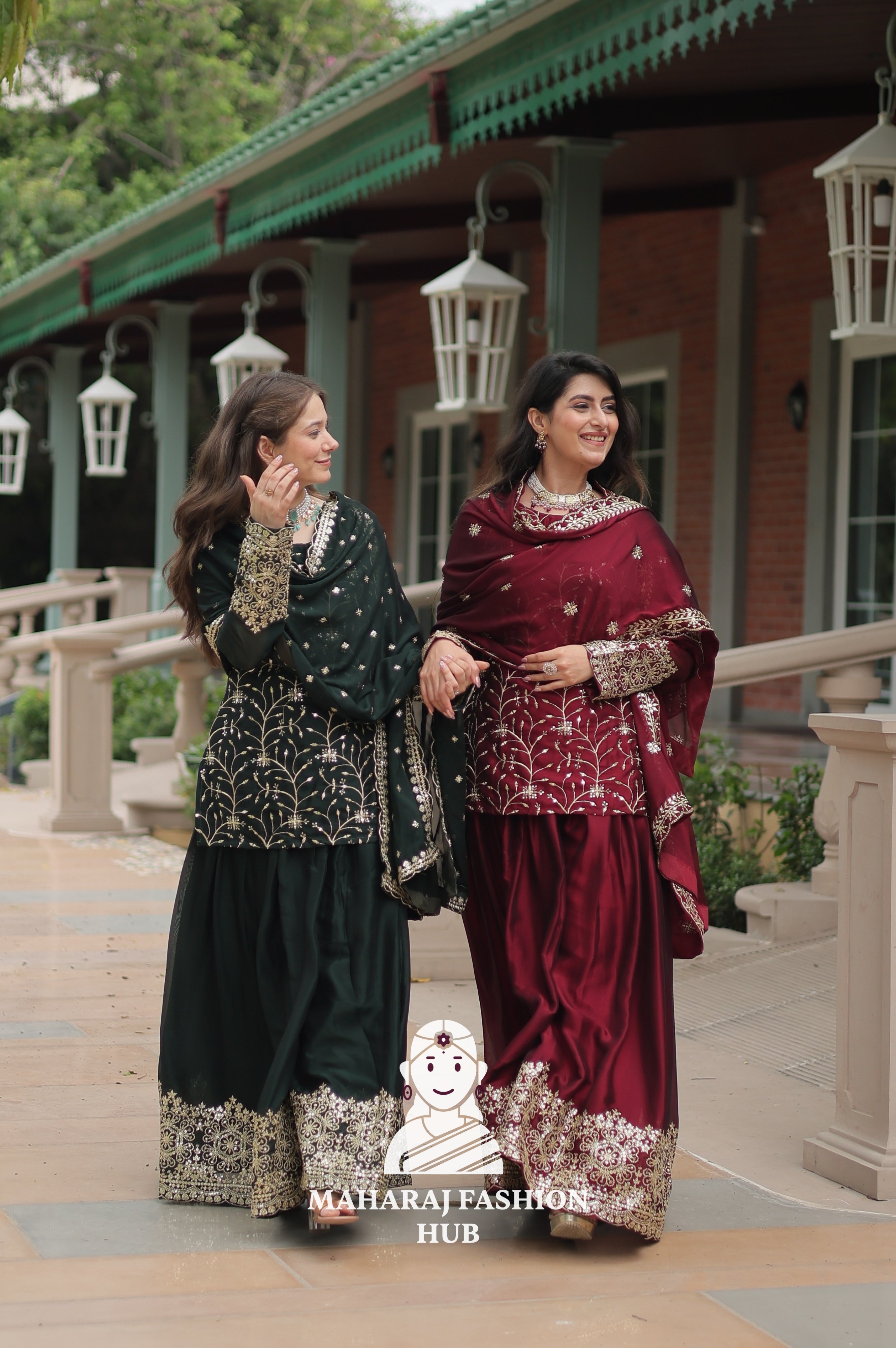 🧵 Threaded Beauty in Silk Finish - Combo Offer Gown