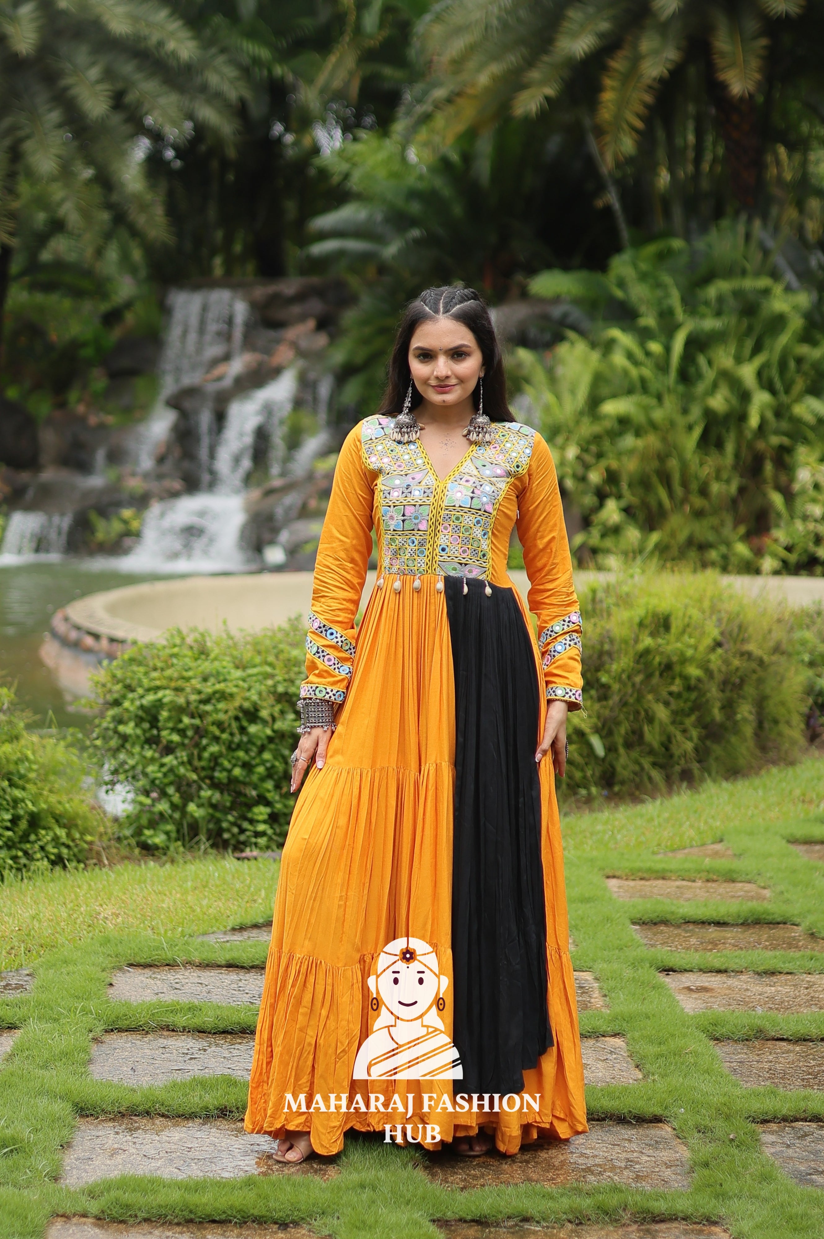 💃 Twirl in 14Kg Reyon Glam - Special Designer Gown
