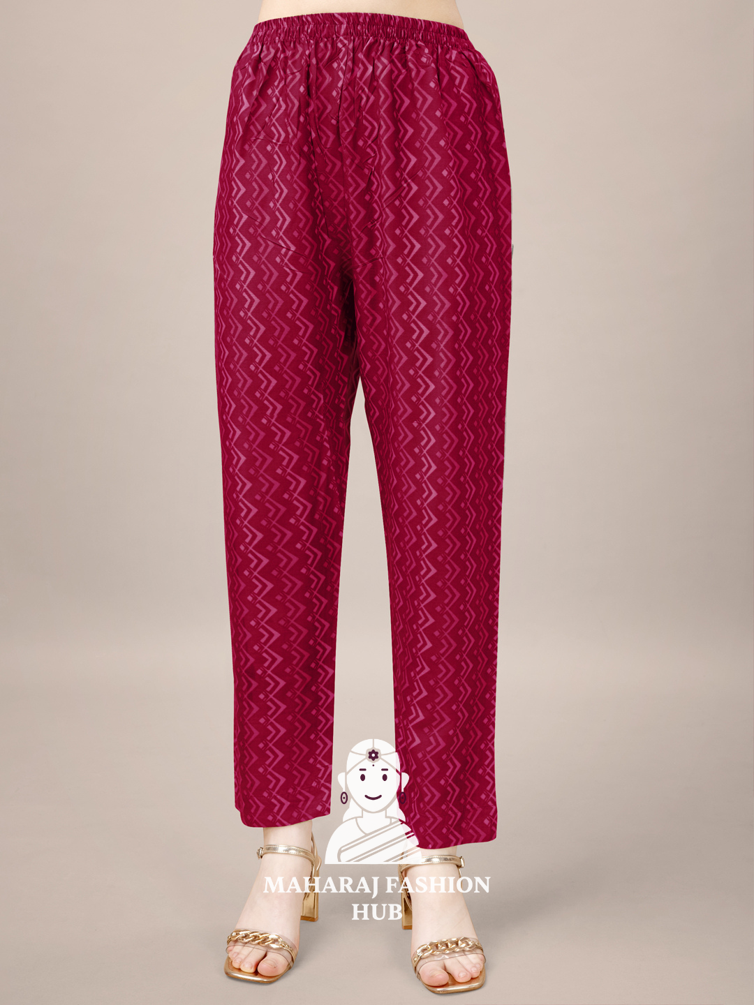 Maharaj Fashion Hub Women's Elegant Kurti Pant Dupatta Set
