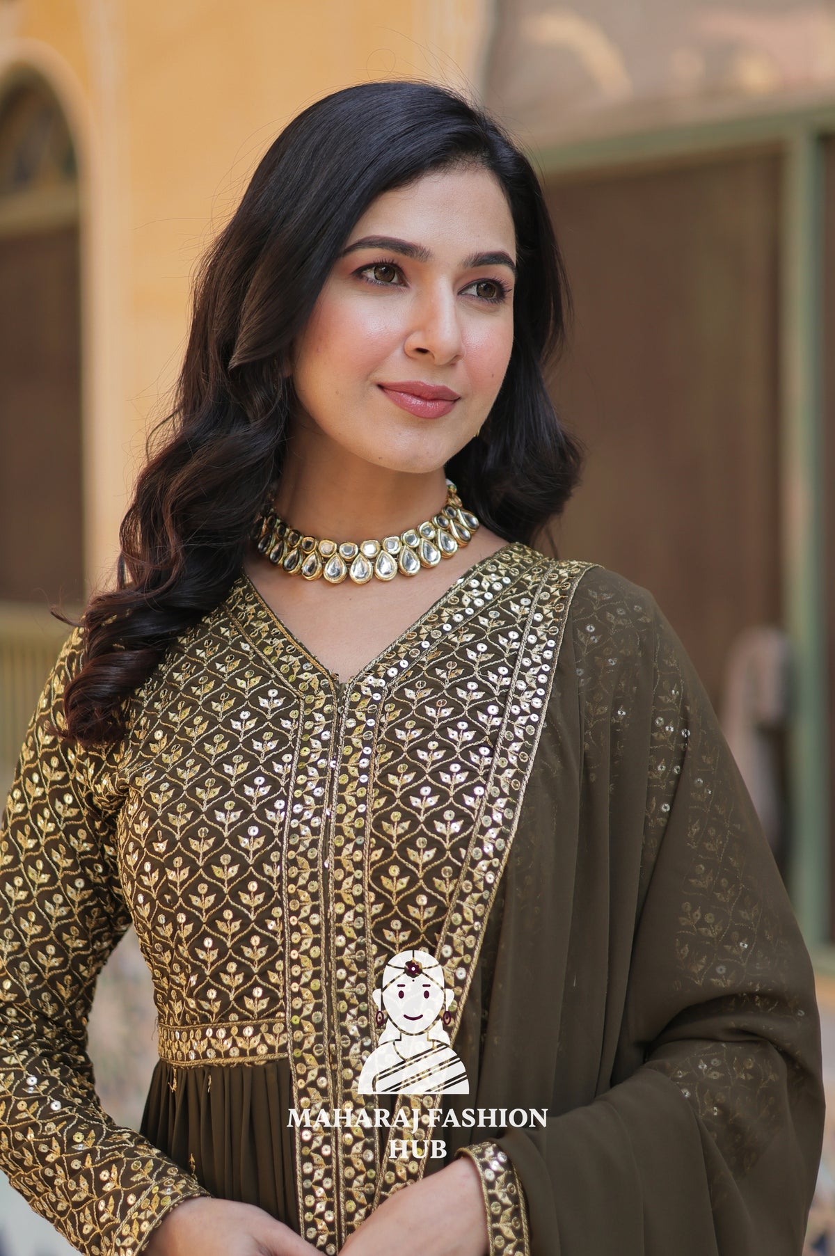 🌸 Soft Cotton-Lined Kurti Set for Festive Comfort - Special Designer Gown
