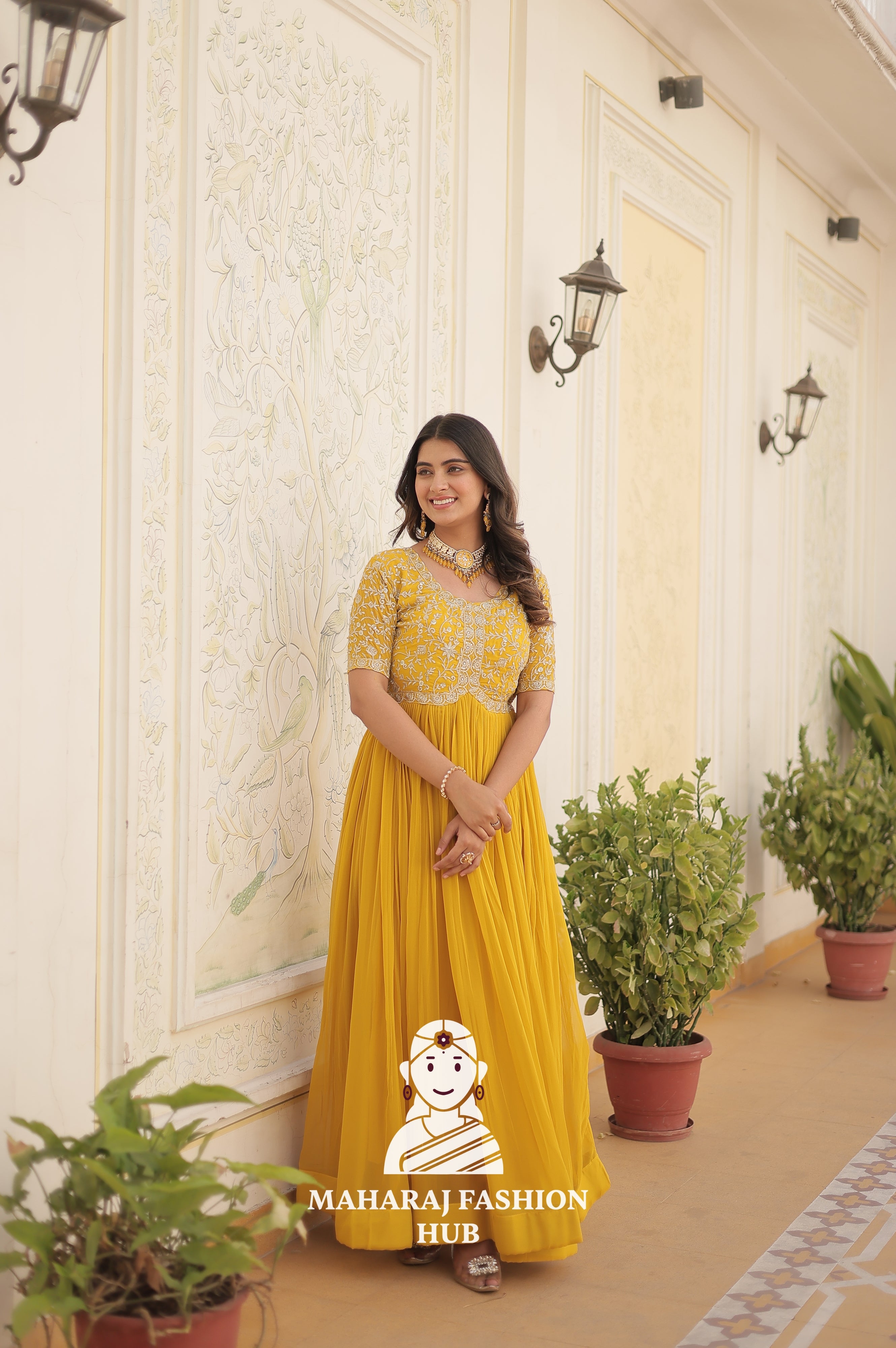 Fabric Fantasy Design with Stunning Party Flair - Special Designer Gown