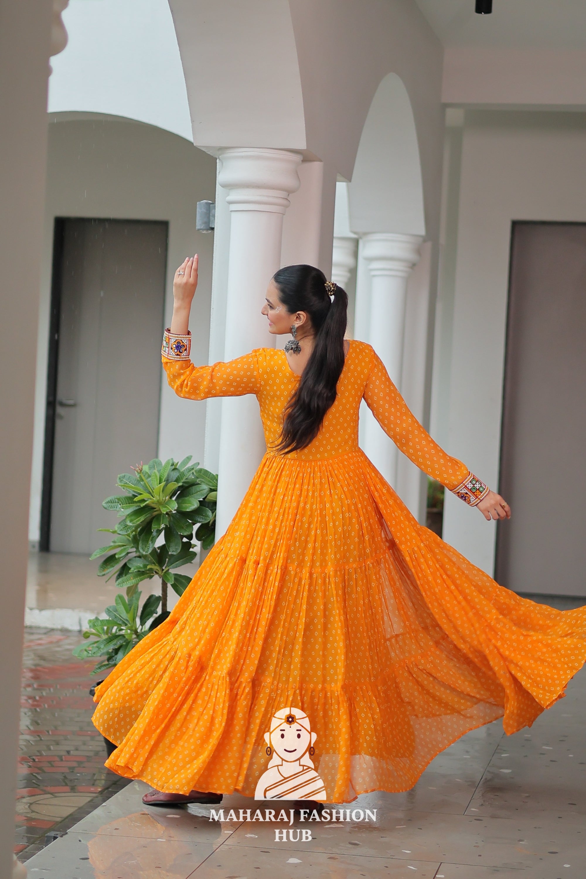Colorful Bandhani & Kutchi Patchwork Navratri Choli Set 🎶🌺