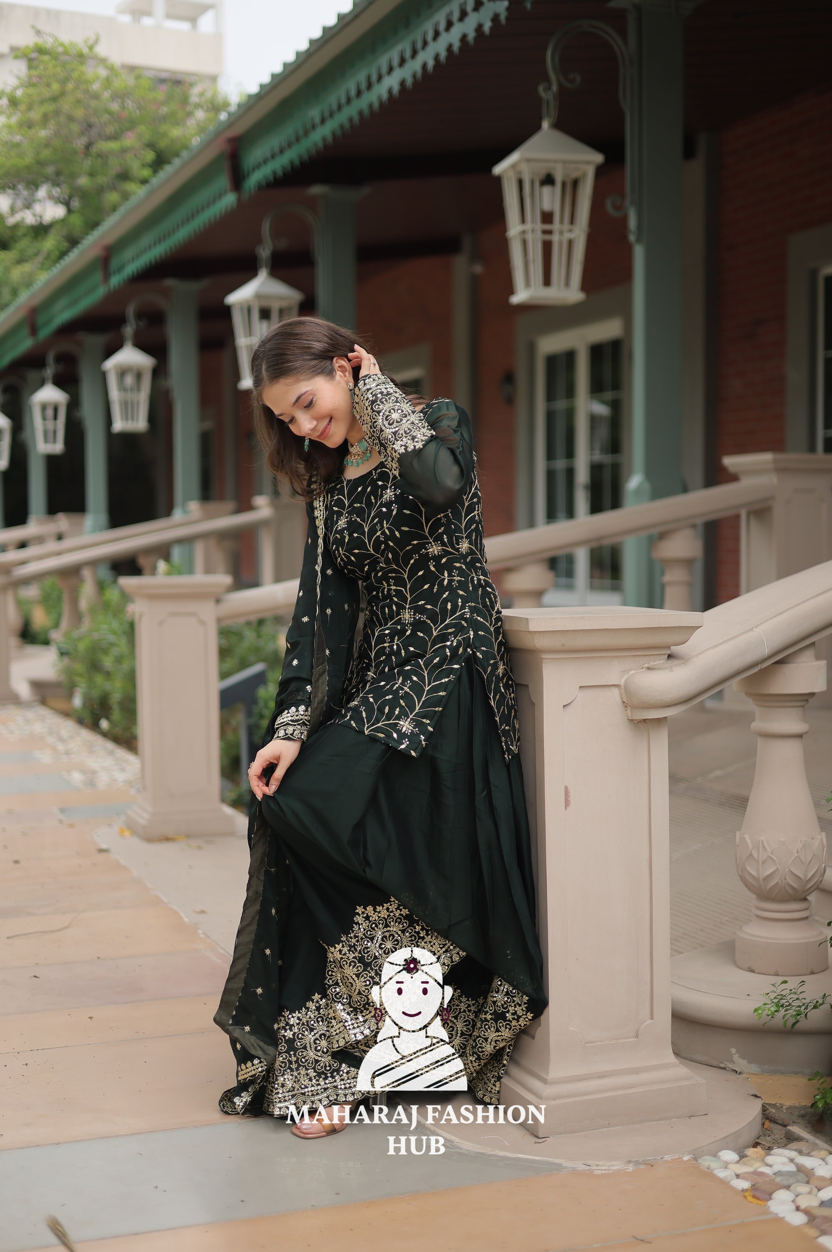 💫 Shine Bright in Rangoli Silk - Special Designer Gown