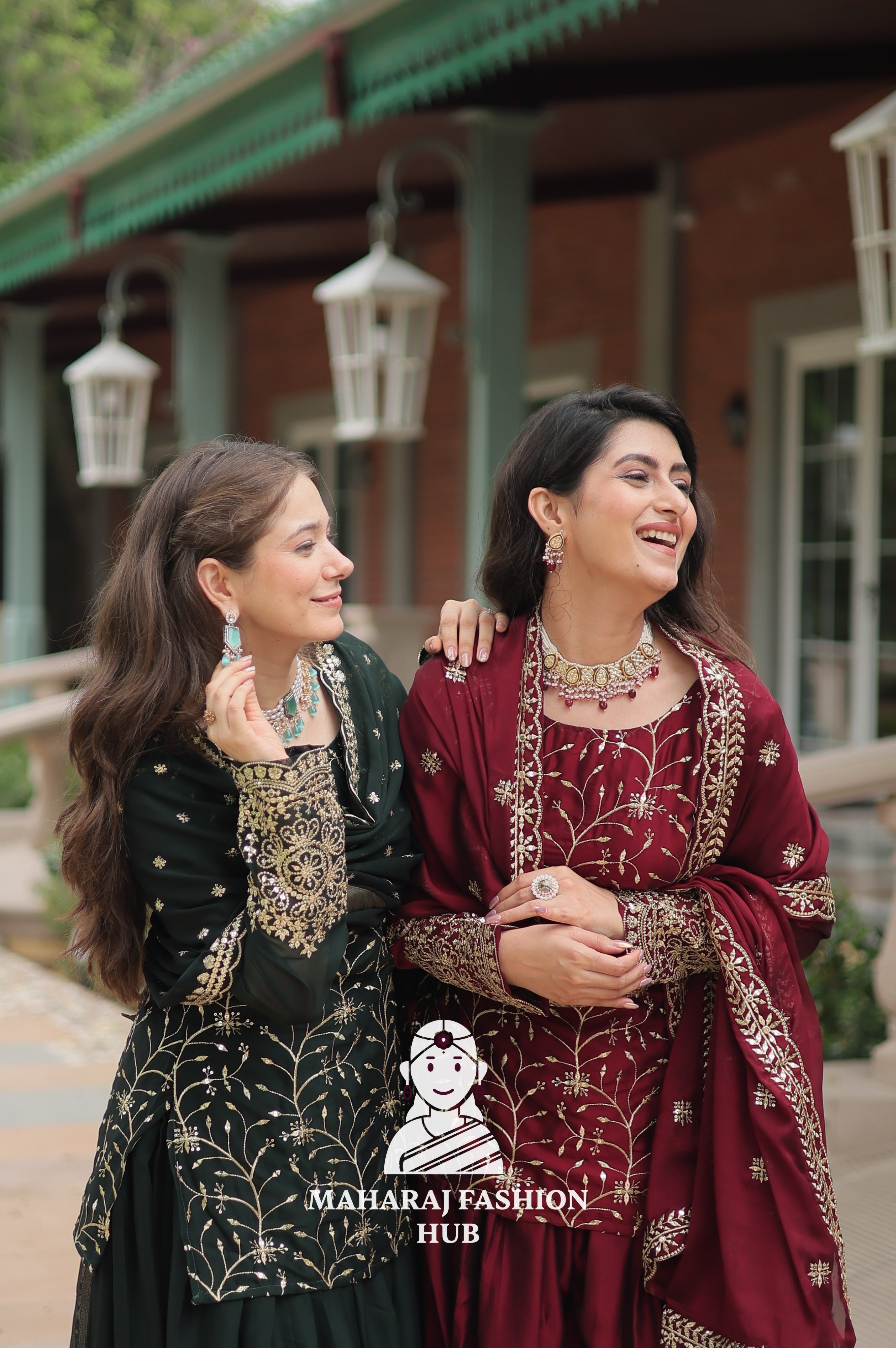 🧵 Threaded Beauty in Silk Finish - Combo Offer Gown