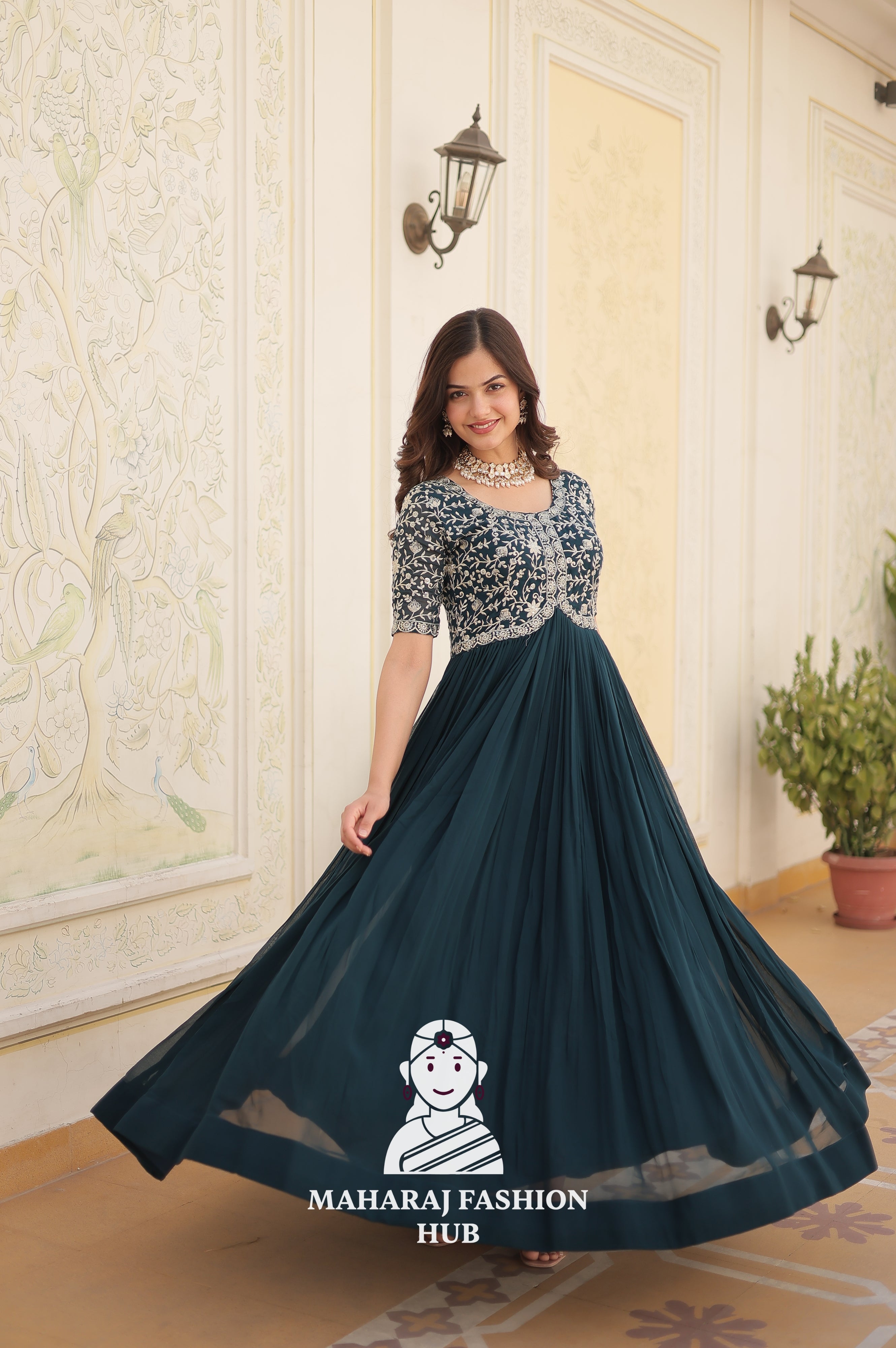 Premium Fabric Finish for Elegant Night - Special Designer Gown