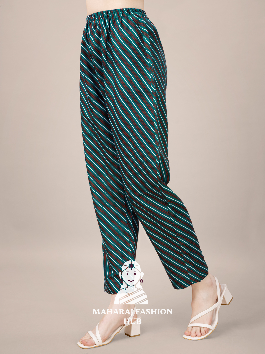 Maharaj Fashion Hub Women's Elegant Kurti Pant Dupatta Set