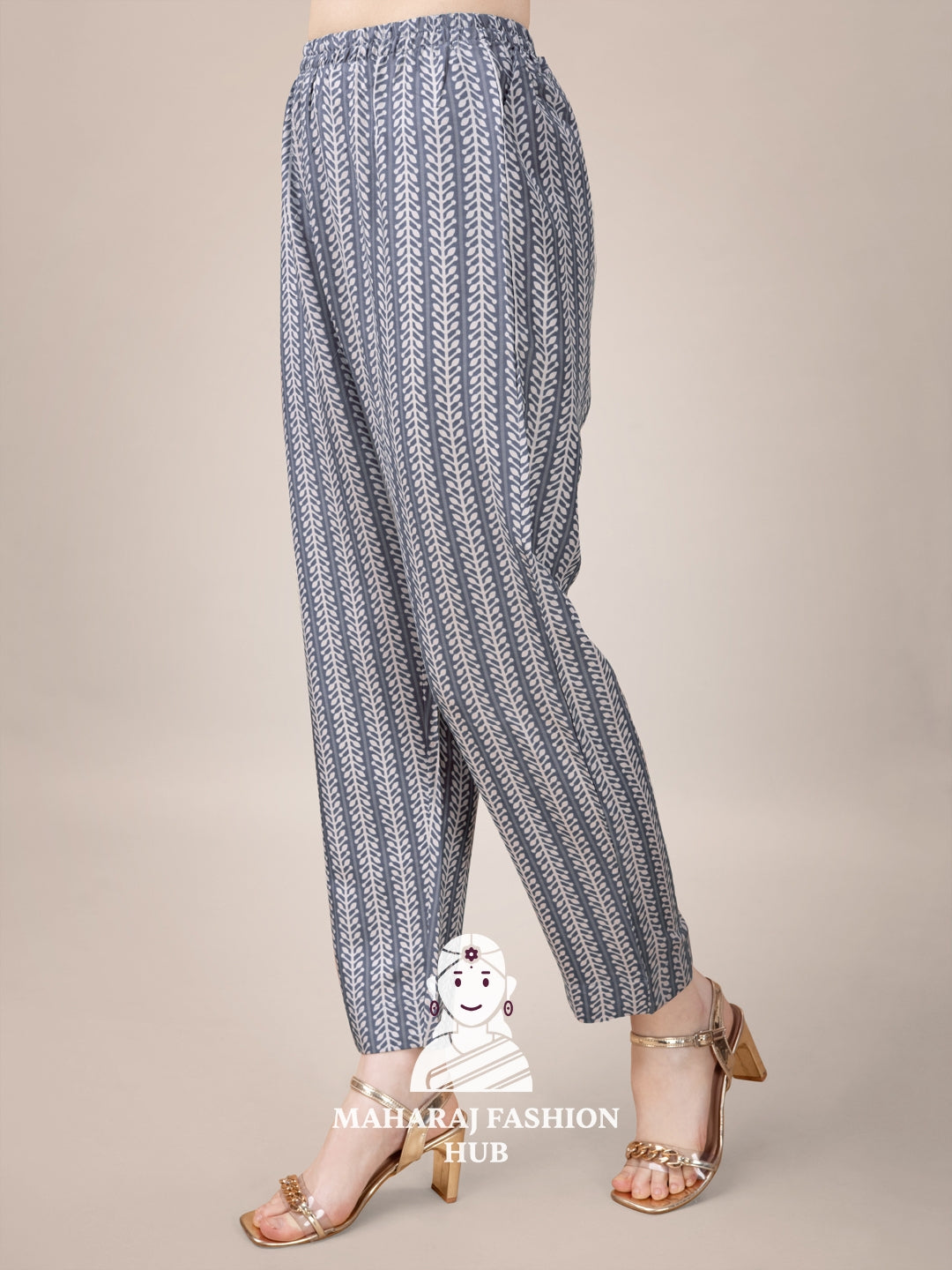 Maharaj Fashion Hub Women's Elegant Kurti Pant Dupatta Set
