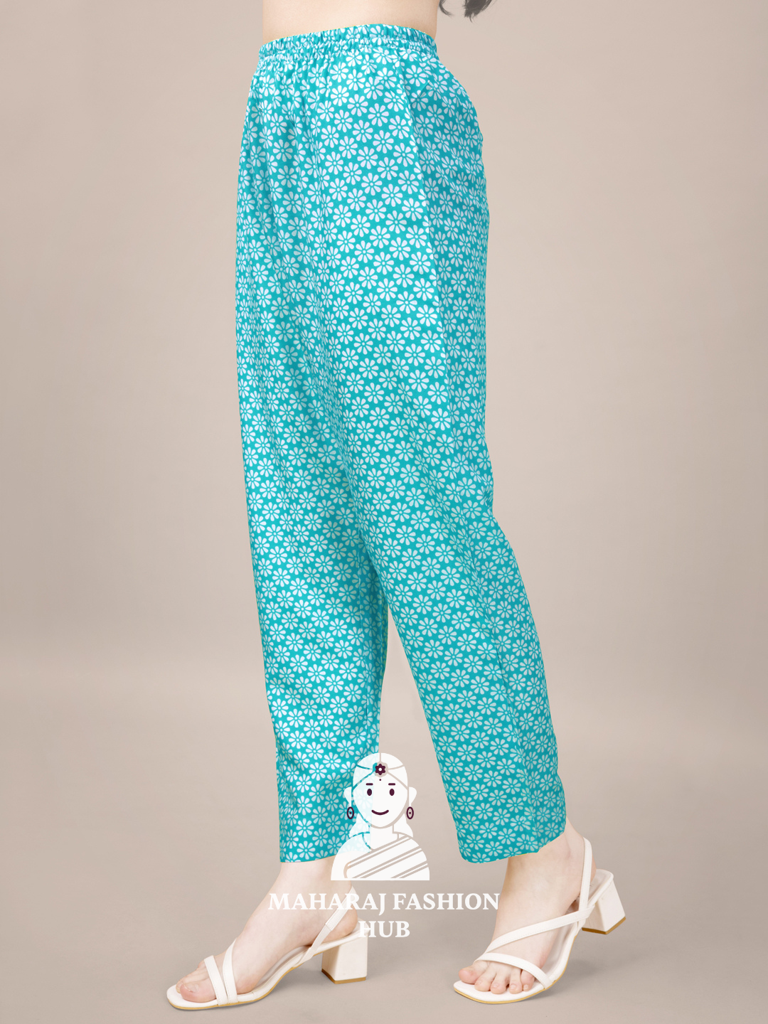 Maharaj Fashion Hub Women's Elegant Kurti Pant Dupatta Set