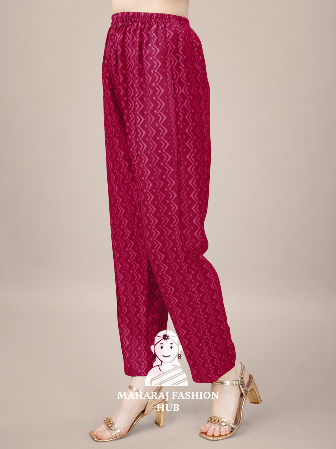 Maharaj Fashion Hub Women's Elegant Kurti Pant Dupatta Set