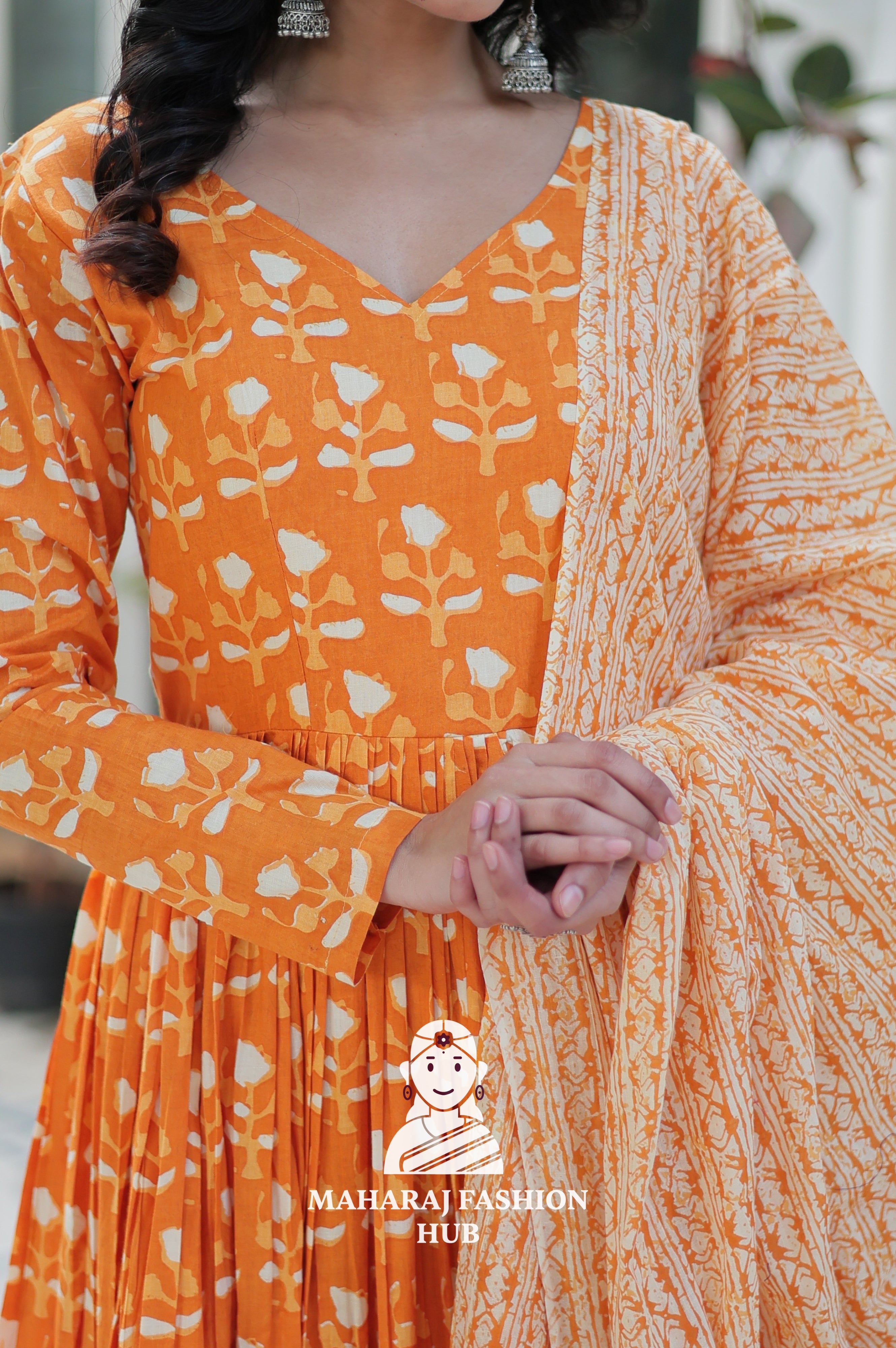Pure Cotton Special Designer Gown
