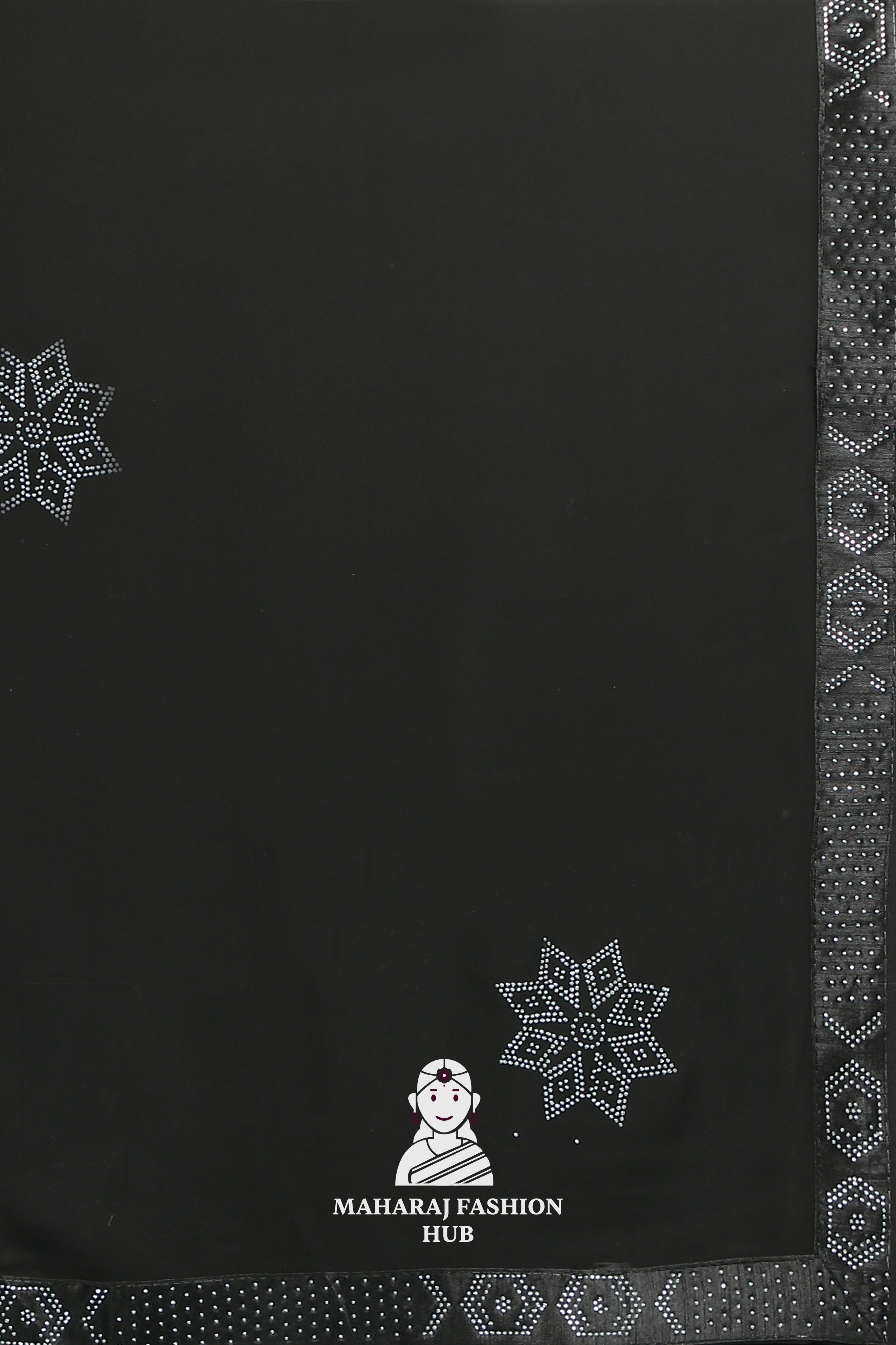 Maharaj Fashion Hub Premium Georgette Saree – Soft, Stylish & Ready to Drape