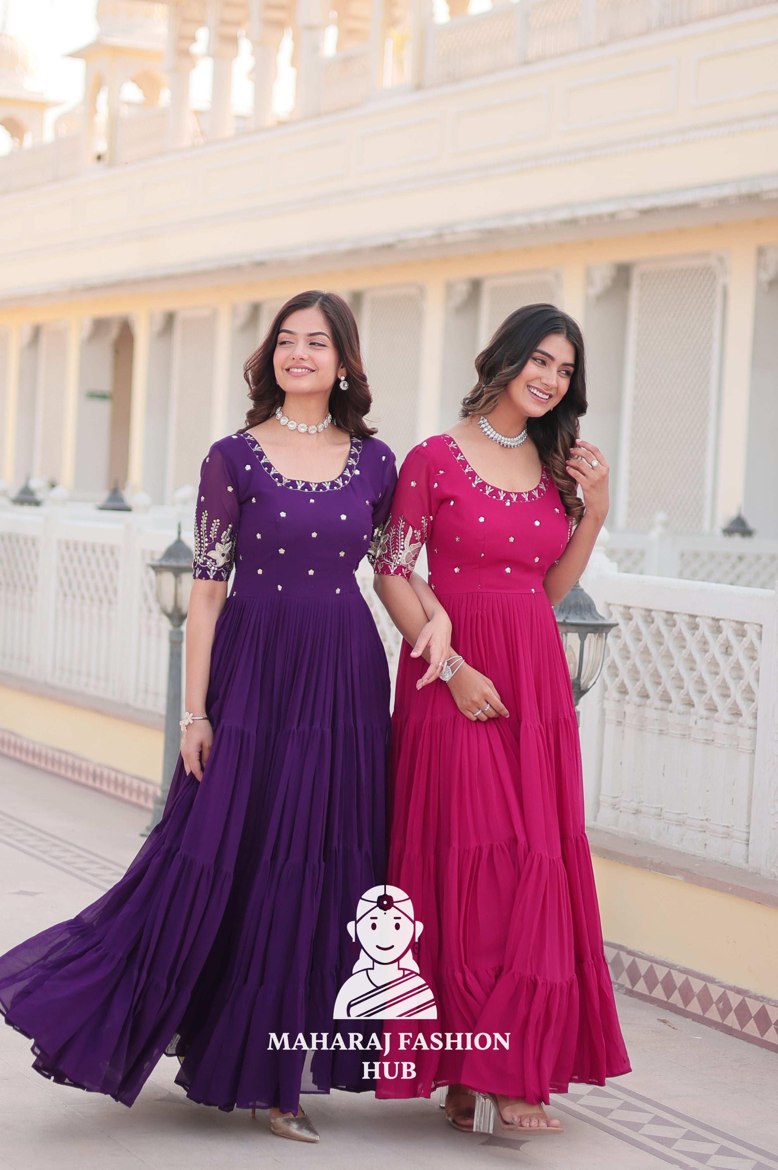 Premium Fabric Perfection Embroidery Zari Sequins-work