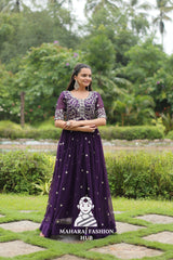 🧵 Glamour & Grace in Faux Blooming Fabric - Special Designer Gown