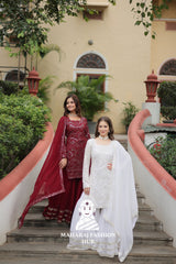 🎀 Flowy Fits with Festive Flair - Combo Offer Gown