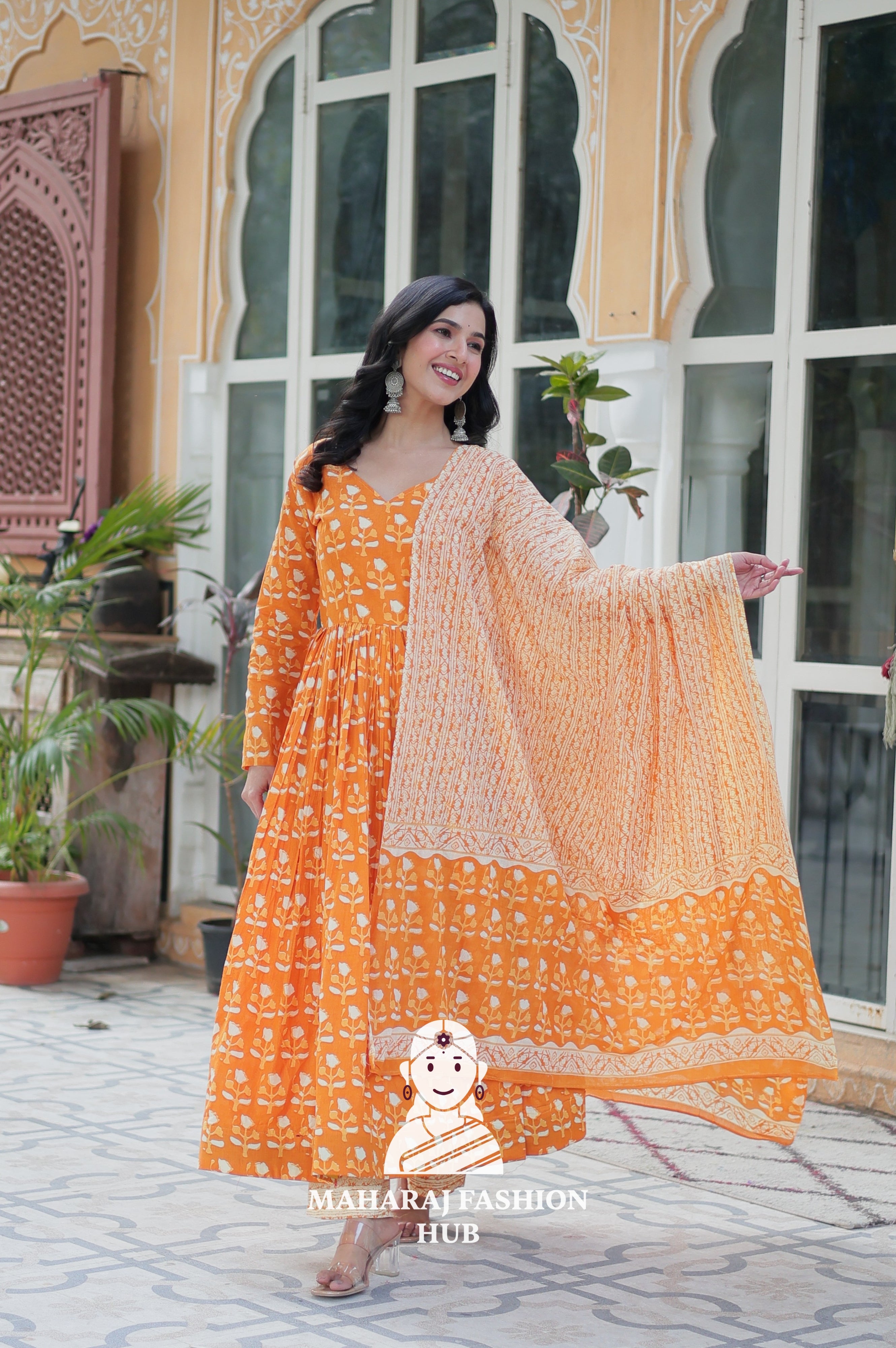 Pure Cotton Special Designer Gown