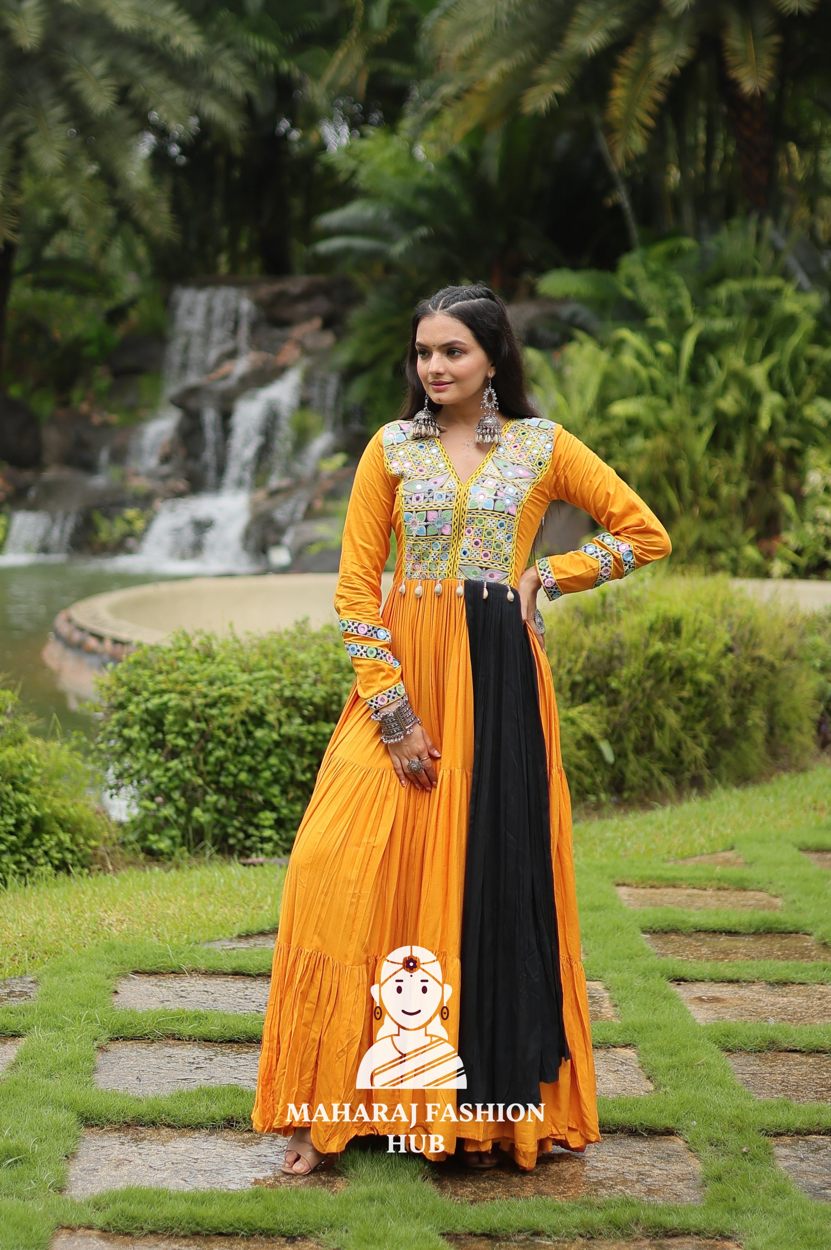 💃 Twirl in 14Kg Reyon Glam - Special Designer Gown