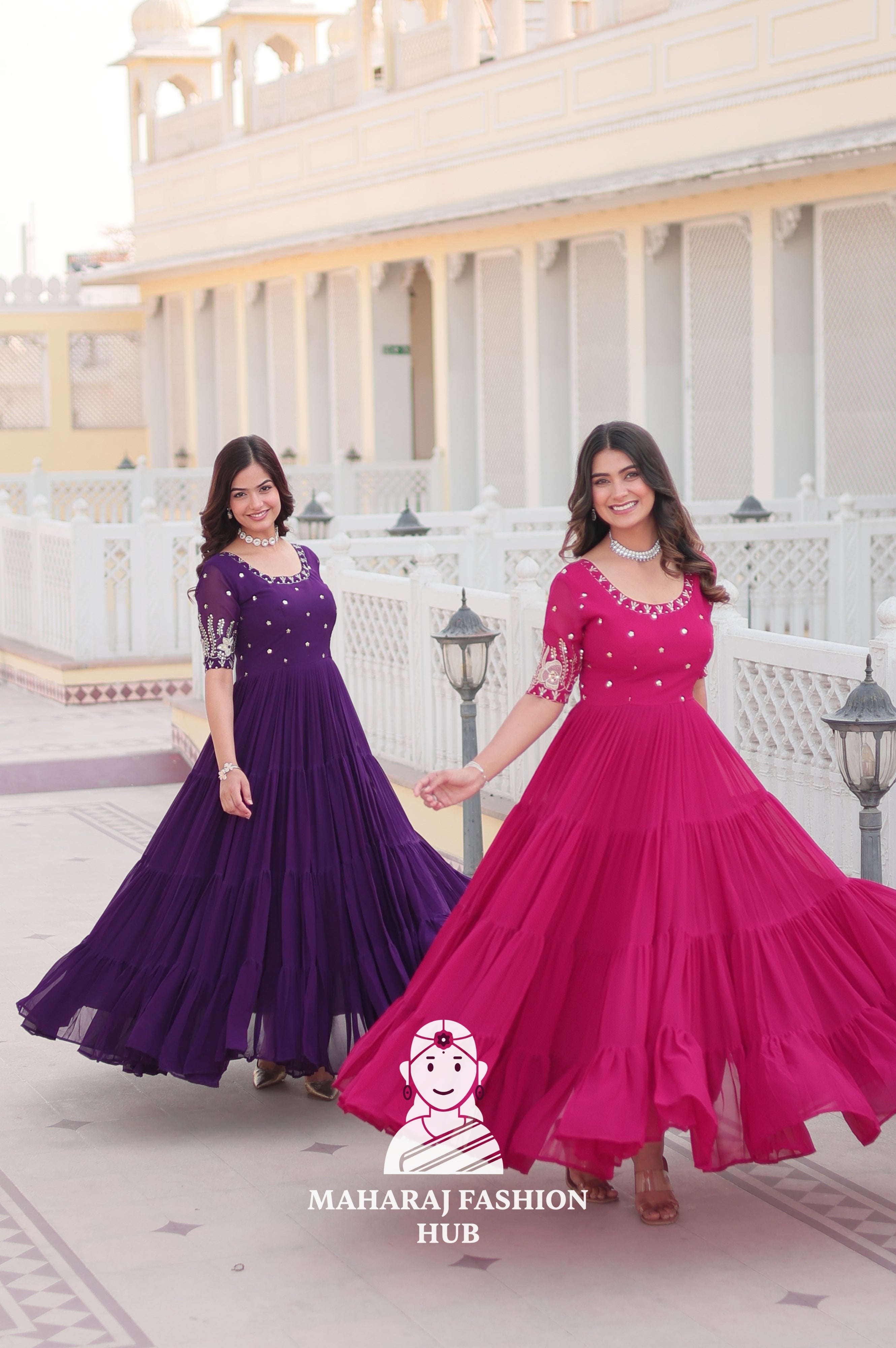 Premium Fabric Perfection Embroidery Zari Sequins-work