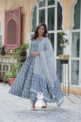 Pure Cotton Elegance in Every Thread - Special Designer Gown
