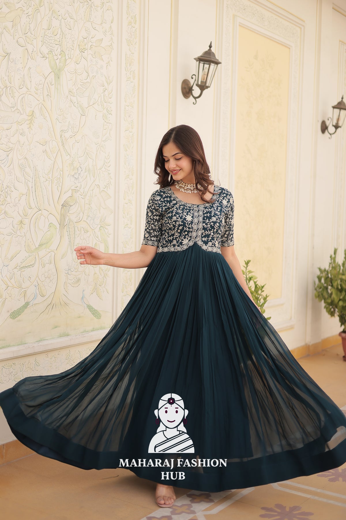 Premium Fabric Finish for Elegant Night - Special Designer Gown